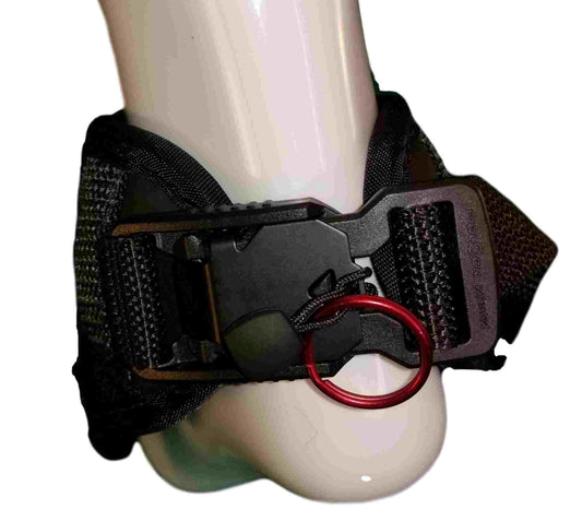 Limit-Less Wheelchair Complex Cuff with Padded Ankle Support and Limit-Less Magnetic Self Engaging Buckles