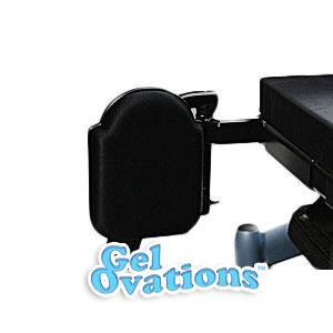 Knee Protector Gel 8" x 6" x 1 1/4" Buttons - SwingAway Legs - Bariatric