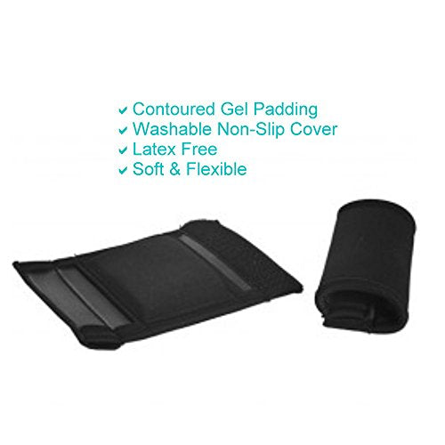 Wraps - Walker / Tool / Luggage Handle Medical Grade Gel Covers (Pair) - Softens the Grip