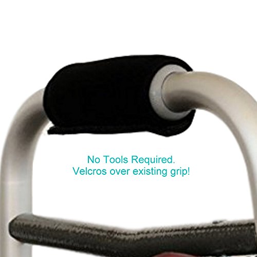 Wraps - Walker / Tool / Luggage Handle Medical Grade Gel Covers (Pair) - Softens the Grip