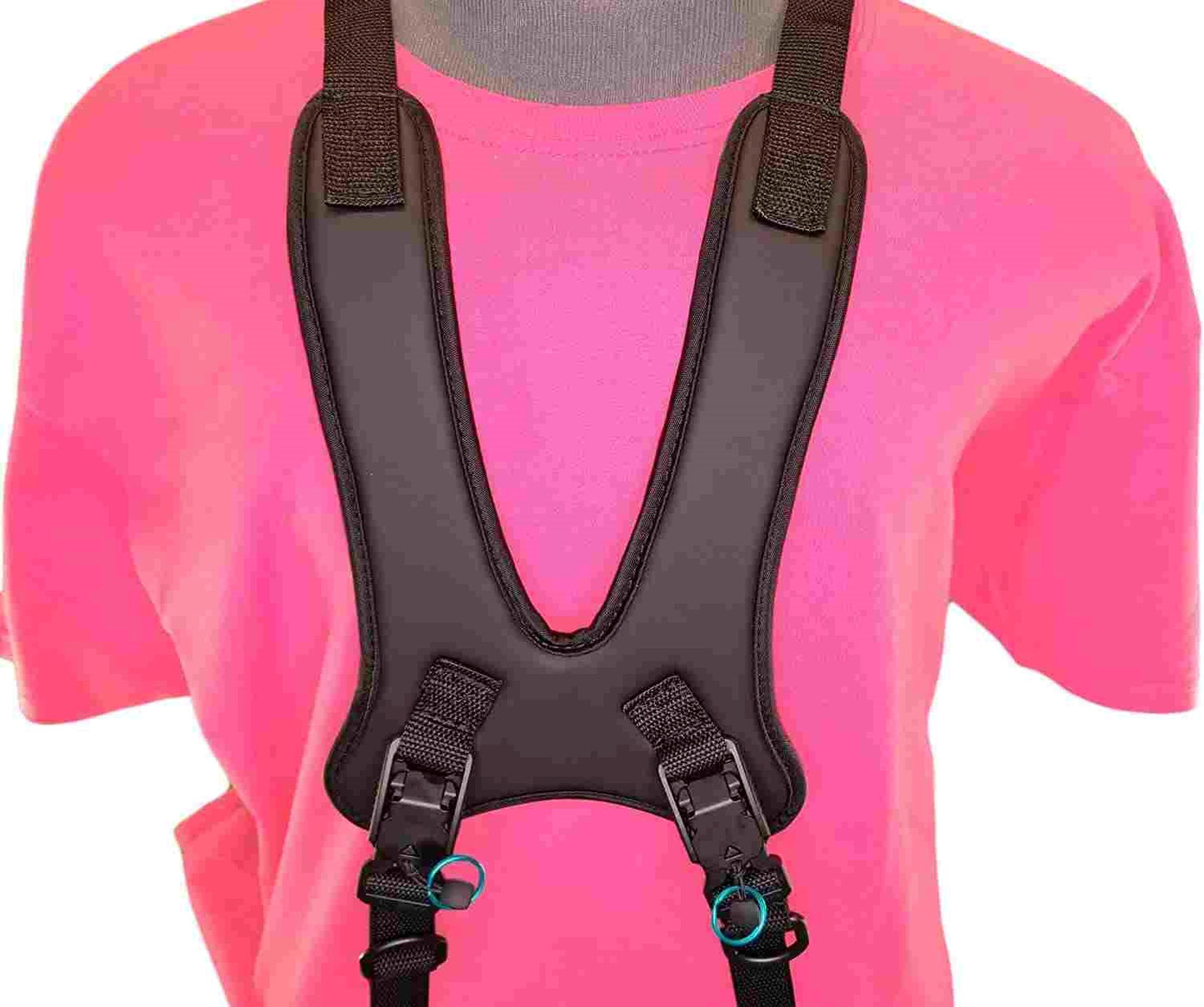 Limit-Less Wheelchair Male Chest Harness with Limit-Less Magnetic Self Engaging Buckles