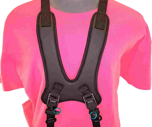 Limit-Less Wheelchair Male Chest Harness with Limit-Less Magnetic Self Engaging Buckles